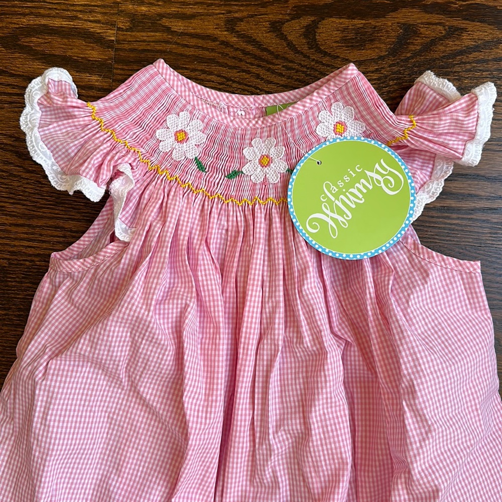 Smocked Easter Spring Dress Classic Whimsy